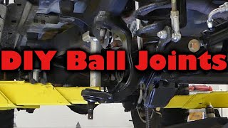 Jeep Wrangler Ball Joint Replacement [upl. by Notirb64]