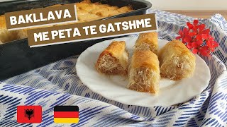 Kadaif me pete  Bakllava turke me peta te gatshme per Bajram [upl. by Cohla]