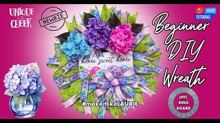 DIY Wreath Tutorial Perfect for Beginners  UNIQUE IN THE CREEK  KIT199RI [upl. by Lonne]