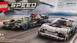 LEGO Speed Champions 76909  MercedesAMG F1 W12 E Performance amp MercedesAMG Project One [upl. by Serdna]