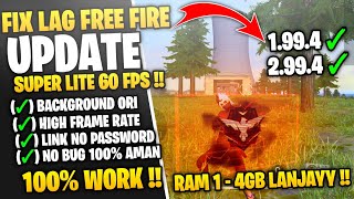 FIX LAG FREE FIRE 1994 UPDATE  CONFIG ANTI PATAH PATAH RAM 2GB FF  CONFIG FIX LAG FF 60 FPS🔥 [upl. by Mansfield]