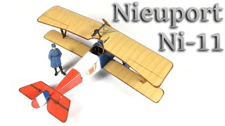 Model Nieuport Ni11  148 Eduard [upl. by Eselrahc883]