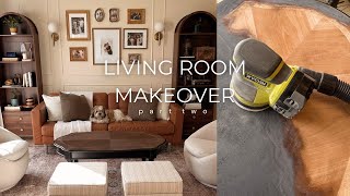 LIVING ROOM MAKEOVER PART 2  FINAL REVEAL ikea hack thrift flip gallery wall and more [upl. by Killen413]