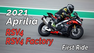 2021 Aprilia RSV4 And RSV4 Factory Review – First Ride [upl. by Winslow229]