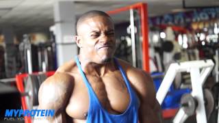 Simeon Panda Shoulder Workout Teaser Trailer for Myproteincom [upl. by Nasaj]