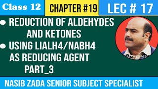 Reduction of Aldehydes and Ketones  Using LiAlH4 as a reducing agent  Pashto NASIBZADASSS [upl. by Winthorpe]