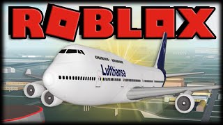 Simulador de Aviões REALISTAS NO ROBLOX  Jogando ROBLOX FLIGHTLINE [upl. by Lenrad]