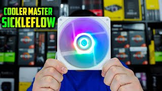 Cooler Master SickleFlow aRGB Fans Review  Airflow Noise Test amp RGB [upl. by Yddeg402]