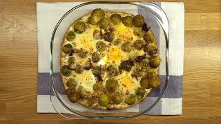 Cavoletti di Bruxelles al forno il contorno semplice e saporito ideale per accompagnare ogni piatto [upl. by Annaeed]