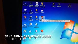 SENA updating firmware [upl. by Aiclid]