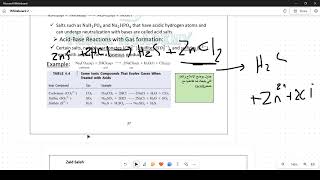 Chapter 4  Acid Base Reactions with Gas Formation [upl. by Straub]