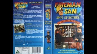 Fireman Sam  Spot of Bother and five other stories VHS 1994 [upl. by Brocklin]