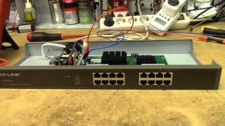 Trashpicked TPLINK TLSG1016 16port GbE switch repair [upl. by Elidad]