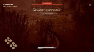 How to kill The Erymanthian Boar Easy  Assassins Creed® Odyssey [upl. by Euqinomahs]