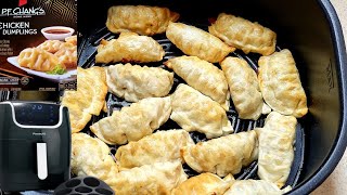 PF Chang’s Chicken Dumplings PotStickers 7qt PowerXL Air Fryer Steamer From Frozen Recipe [upl. by Agni]