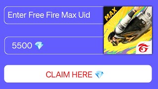 💎5500 🔥 Free Diamonds in Free Fire Trick How to Get Free diamond in freefire max Free Diamond App [upl. by Skurnik]