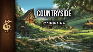 Countryside  Farms Peasants Medieval Relaxing Ambience  1 Hour [upl. by Nalehp]