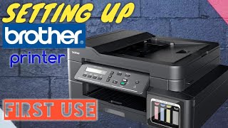 SETTING UP BROTHER PRINTER DCPT710W FOR FIRST USE  DCP T710W  DCPT710W  DIY  JACK OFALL [upl. by Ark761]