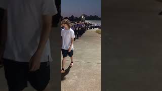 Hanceville High School Marching Band Making their entrance to stadium for football game Oct 25 2024 [upl. by Narol]