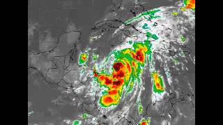 Hurricane Wilma 2005 Rapid Intensification [upl. by Atinod]