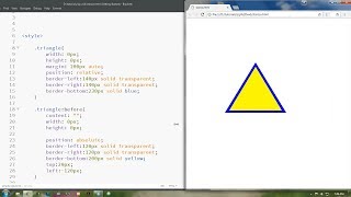 How to Make a Triangle Rounded Corners  Triangle Curved Edges  HTML CSS Tutorial codehal [upl. by Ailalue685]