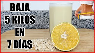 Dieta de la Avena con naranja baja 5 kilos en una Semana [upl. by Amii202]