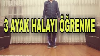 3 AYAK HALAY Nasıl Çekilir  İzle Öğren üç ayak oyunu öğren [upl. by Kohl]