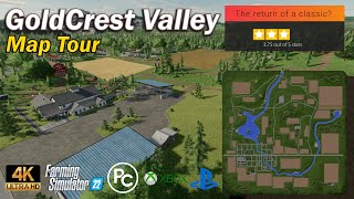 GoldCrest Valley  Map Review  Farming Simulator 22 [upl. by Schou201]