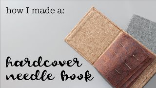 Hardcover Needle Book  Allison Makes Stuff  Crafts amp Notions [upl. by Yuht]