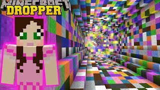 Minecraft RAINBOW DROPPER  15 DROPPERS  Custom Map 2 [upl. by Mohamed]