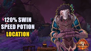 120 Swin Speed Potion Location WoW  Atomized Salien Slime [upl. by Hamas]