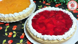 RECETA FACIL TARTA DE FRUTILLA [upl. by Ankney]