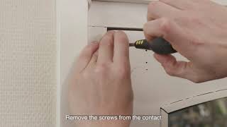 Remove door sensor on home alarm system  HOW TO [upl. by Reizarf509]