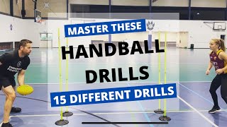 AFL drills handballing [upl. by Fay]