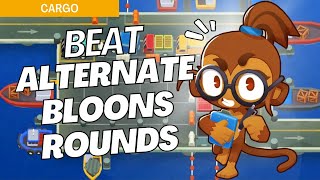 How to Beat Alternate Bloons Rounds Mode Hard on Cargo  BTD6 Strategy [upl. by Alhan]