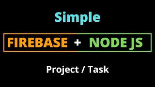 Sending Simple TextData to Firebase Realtime Database with Node JS [upl. by Enyalahs]