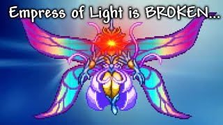 Terraria 144 made Empress of Light BROKEN [upl. by Orpha]