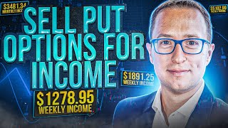 💰 How to Sell Put Options For Weekly or Monthly Income  EASY Beginners Guide [upl. by Ycniuq160]