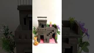 How to make clay house 🏠  clayhouse shorts viralvideo [upl. by Mundy]