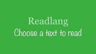 Readlang Tutorial 2 Choose a text to read [upl. by Asillam]