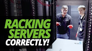 A DAY in the LIFE of the DATA CENTRE  RACKING SERVERS with ASH amp JAMES [upl. by Ahsii243]