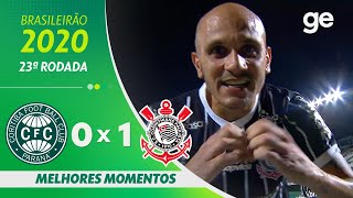 CORITIBA 0 X 1 CORINTHIANS  MELHORES MOMENTOS  23ª RODADA BRASILEIRÃO 2020  geglobo [upl. by Emelyne]