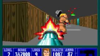 Wolfenstein 3D  Episode 1  Level 2 [upl. by Lidaa]