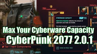 PATCHEDUpdate 21Unlimited Cyberware Capacity Shards  Cyberpunk 2077 Phantom Liberty [upl. by Ardnalak]