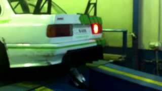 BMW E30 M50 TURBO 490WHP ANTI LAG ON DYNO [upl. by Fremont]