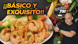 🚀 Como hacer CAMARONES al MOJO de AJO │ Ingrediente 791 [upl. by Vidal938]