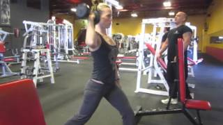 Split Squat and Overhead Press [upl. by Airehc]