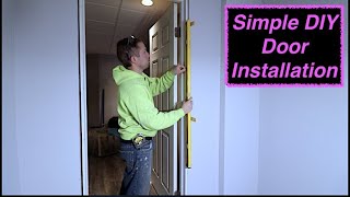 How to install a prehung interior door [upl. by Candide]