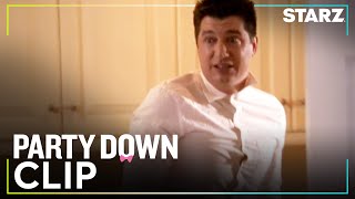 Party Down  ‘Rubbing Something Out’ Ep 1 Clip  STARZ [upl. by Adnirod]