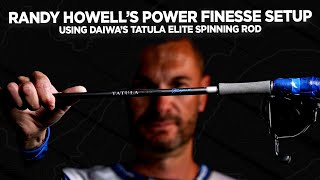 Randy Howell’s Daiwa Tatula Elite Spinning Rod Setup for Power Fishing [upl. by Newg]